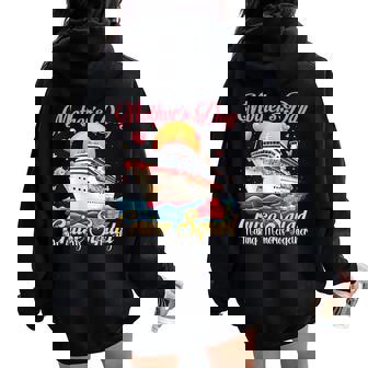 Mother's Day Cruise Cruising Squad 2025 Mom Vacation Women Oversized Hoodie Back Print | Mazezy