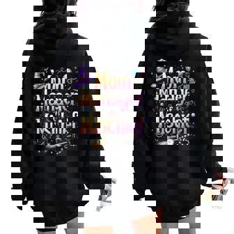 Mother's Day Magical Mom Manager Mischief Women Oversized Hoodie Back Print | Mazezy