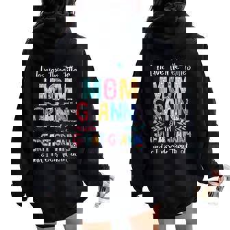 Mother's Day I Have Three Titles Mom Granny And Great Granny Women Oversized Hoodie Back Print | Seseable UK