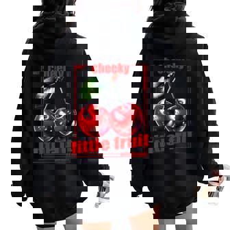 Motif Cerises Motif Cerises Amusant Et Mignon Sweat à capuche oversize pour femme avec imprimé dans le dos - Cadeauxyz