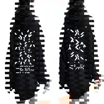 Mutter 2025 Mama Seit 2025 Mama Est 2025 Women Oversized Hoodie Back Print - Regaloses