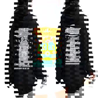 Mystery Machine Of Diagnostics Lab Tech Lab Week 2025 Women Oversized Hoodie Back Print - Thegiftio UK