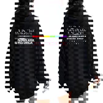 No Kings In America We The People Political Women Women Oversized Hoodie Back Print - Thegiftio