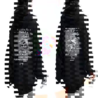 I Am Not An Early Bird Or A Night Owl I'm Some Sort Women Oversized Hoodie Back Print - Thegiftio