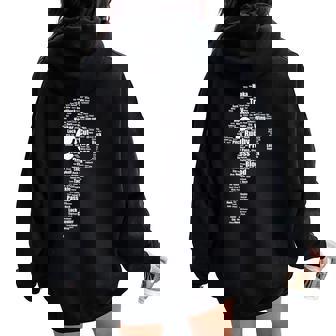Orgulloso Chicas De Rugby Regalo Es Jugador De Rugby Women Oversized Hoodie Back Print - Regaloses
