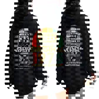 Original 1975Intage Anniversaire 50 Ans Pour Hommes S Sweat à capuche oversize pour femme avec imprimé dans le dos - Cadeauxyz