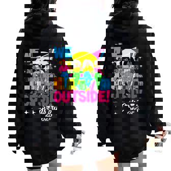 We Outside Girls Trip 2025 Afro Girls Black Together Women Oversized Hoodie Back Print - Seseable
