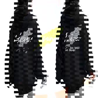 Palm Sunday Church Religion Holiday God Catholic Christian Women Oversized Hoodie Back Print | Mazezy