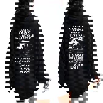 Panda Amante Panda Pandas Cute Panda Women Oversized Hoodie Back Print - Regaloses