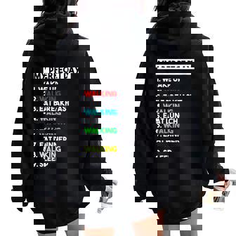 My Perfect Walking Day Walker Lover Women Oversized Hoodie Back Print - Monsterry