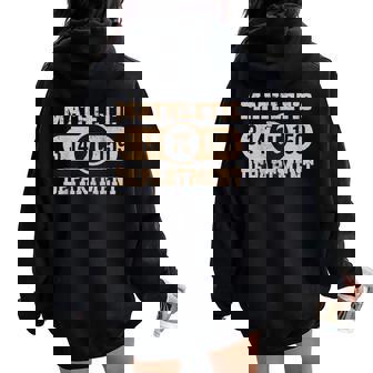 Pi For Teacher 314 Happy Pi Day Women Oversized Hoodie Back Print - Seseable
