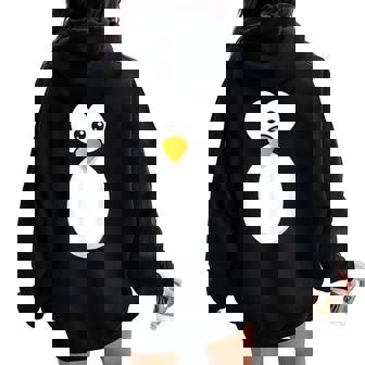 Pingouin Costume Enfant Adultes Homme Costume D'animal Sweat à capuche oversize pour femme avec imprimé dans le dos - Cadeauxyz