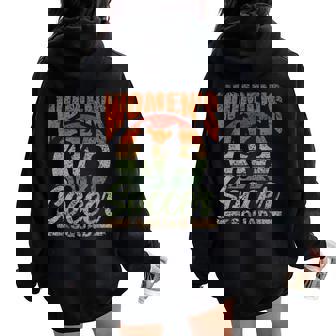 Plantilla De Fútbol Femenino Jugador Fútbol Femenino Women Oversized Hoodie Back Print - Regaloses