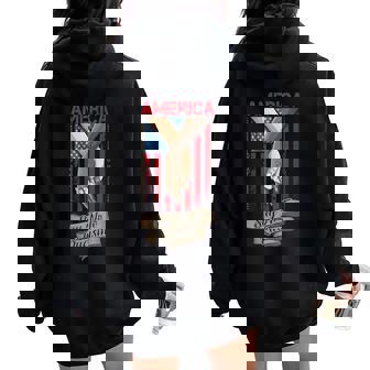 Pour Activistes Say No To Racism Blm Social Justice For Activistes Sweat à capuche oversize pour femme avec imprimé dans le dos - Cadeauxyz