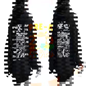 Pre K Zoo Field Trip 2025 Squad Matching Teacher Student Women Oversized Hoodie Back Print - Thegiftio