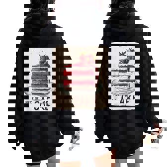 Pretty Piece Of Cake Costume For Boys And Girls Women Oversized Hoodie Back Print | Seseable UK