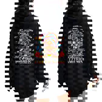 Pride Woman Retro I Am The Storm Inspirational African Women Oversized Hoodie Back Print - Monsterry