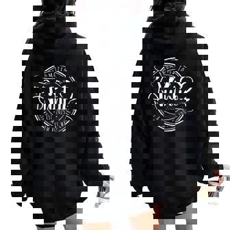 Promoted To Auntie Est 2025 Soon To Be Aunt Women Oversized Hoodie Back Print - Seseable