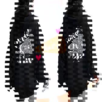 Proud Cheer Nana Cheerleading Grandma Of A Cheerleader Nana Women Oversized Hoodie Back Print | Mazezy