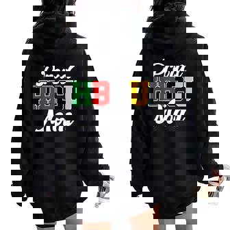 Proud Hbcu Mom Black College & University Mother's Day Women Oversized Hoodie Back Print | Seseable UK