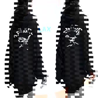 Relax Bro Lacrosse Player Lacrosse Joke Boys Girls Women Oversized Hoodie Back Print - Thegiftio
