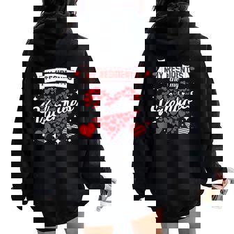 My Residents Are My Valentines Day Nurse Doctor Valentine Women Oversized Hoodie Back Print - Thegiftio UK