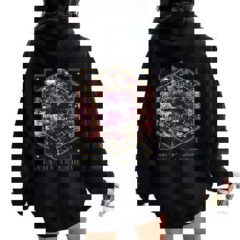 Retro Even In Vintage Arcadia For And Women Women Oversized Hoodie Back Print | Seseable CA