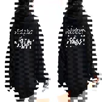 Ridgeback Mom Mommy Breed Dog Owner Puppy Mother Mama Women Oversized Hoodie Back Print - Seseable