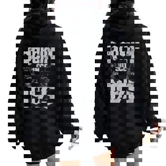 Rockin' Since 1975Intage Rock Music Fan 47 Cumpleaños Cuello Women Oversized Hoodie Back Print - Regaloses