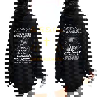 Ropa Cristiana Catolica Para Es Hombre La Fe Es Women Oversized Hoodie Back Print - Regaloses