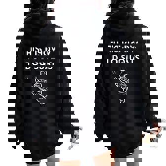 Russian Squat Dance Russian Folk Dance Women Oversized Hoodie Back Print - Monsterry