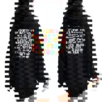 Sarcastic If Your Kid Bullies Mine I Hope You Can Fight Too Women Oversized Hoodie Back Print - Monsterry