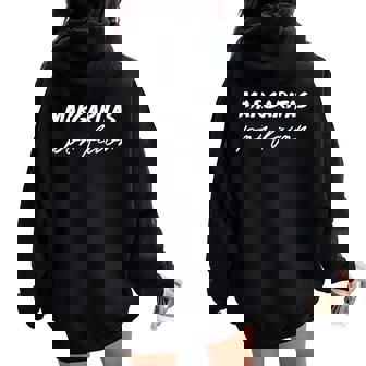 Saying Margaritas Por Favor Sarcastic Drink Men Women Women Oversized Hoodie Back Print - Monsterry