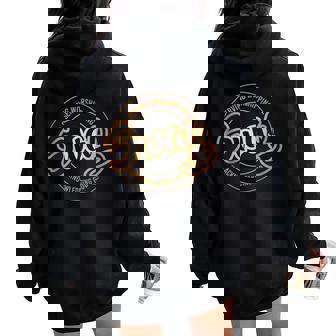 Serving Worshipping Acknowledging God Men Women Youth Tank Top Women Oversized Hoodie Back Print - Monsterry