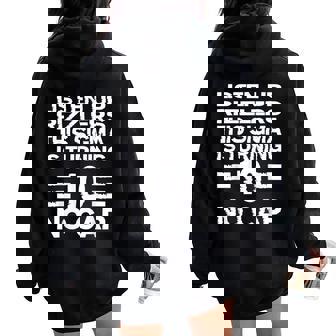 Sigma 10Th Birthday 10 Year Old Boys Girls No Cap Rizzlers Women Oversized Hoodie Back Print - Thegiftio UK