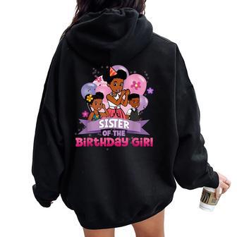 Sister Gracie's Corner Birthday Dolls Cute Party Women Oversized Hoodie Back Print | Seseable UK