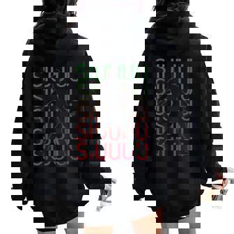 Siuuu Soccer Football Boys Soccer Player Women Oversized Hoodie Back Print | Mazezy