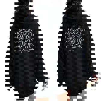 Smile Now Cry Later Tattoo Chicano Lettering Para Es Y Hombres Sin Mangas Women Oversized Hoodie Back Print - Regaloses