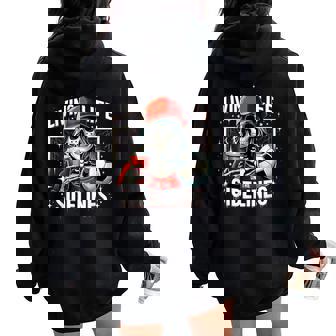 Soccer Mama Mom Life On The Sidelines Mommy Mother's Day Women Oversized Hoodie Back Print | Mazezy