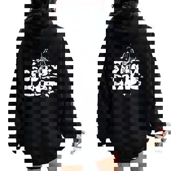 Spooky Babe Vibes Halloween Bats Ghost Goth Girl Graphic Tank Top Women Oversized Hoodie Back Print - Monsterry