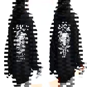 Spqr Legio X Centurión Romana Women Oversized Hoodie Back Print - Regaloses