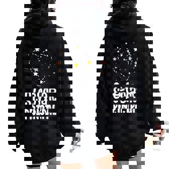 Stellar Principal Appreciation Admin Team Back To School Women Oversized Hoodie Back Print - Monsterry