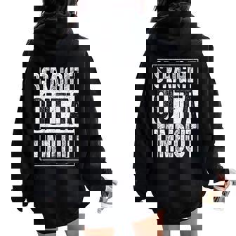 Straight Outta Timeout Kids Boy Girl Toddler Shirt T-Shirt Women Oversized Hoodie Back Print - Monsterry