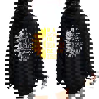 Sunflower Shirts Extruder Shirts Women Oversized Hoodie Back Print - Monsterry