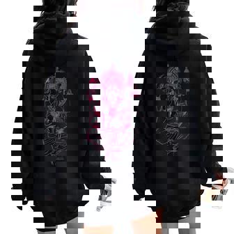Symbole Ganesh Yoga Hindou Homme Méditation Sweat à capuche oversize pour femme avec imprimé dans le dos - Cadeauxyz