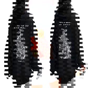 Tarot Carta Women Oversized Hoodie Back Print - Regaloses