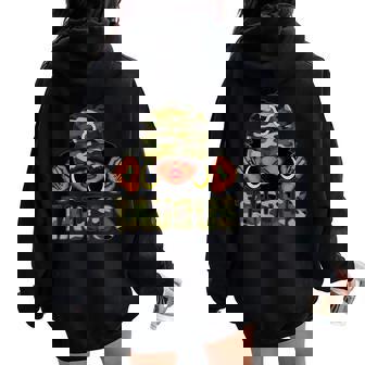 Taurus Queen Black Woman With Cap Camo Afro Girl Zodiac Women Oversized Hoodie Back Print - Thegiftio UK