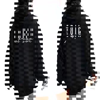 Tequila Por Favor Tequila S'ilous Plaît Meme Cinqo De Mayo Sweat à capuche oversize pour femme avec imprimé dans le dos - Cadeauxyz