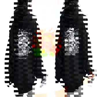 Tet Holiday Kawaii Ao Dai Girl Happy Vietnamese New Year Women Oversized Hoodie Back Print | Seseable CA