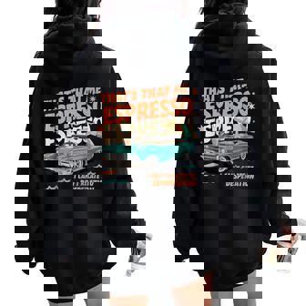 That’S That Me Espresso For Women Women Oversized Hoodie Back Print - Thegiftio UK